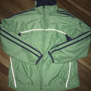 mint green champion windbreaker